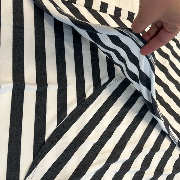 - Athleta charcoal great strip high low maxi skirt - Picture 5 of 6